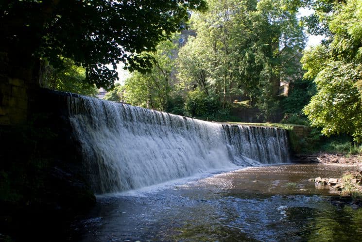 Dean Village Waterfall